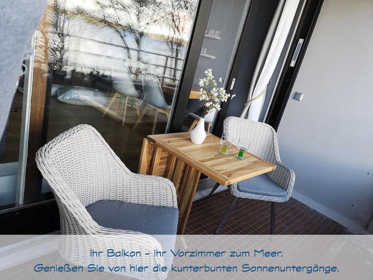 Fewo1846 Intermar - Kajuete Foerdeblick - Familienfreundliches Studioapartment Mit Balkon Und Meerblick Gluecksburg Luaran gambar